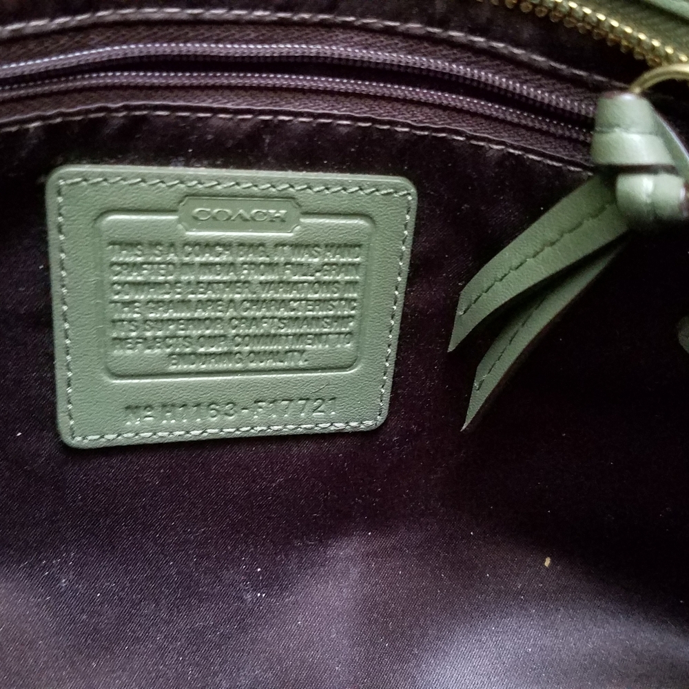 Coach leather handbag - Picture 4 of 9